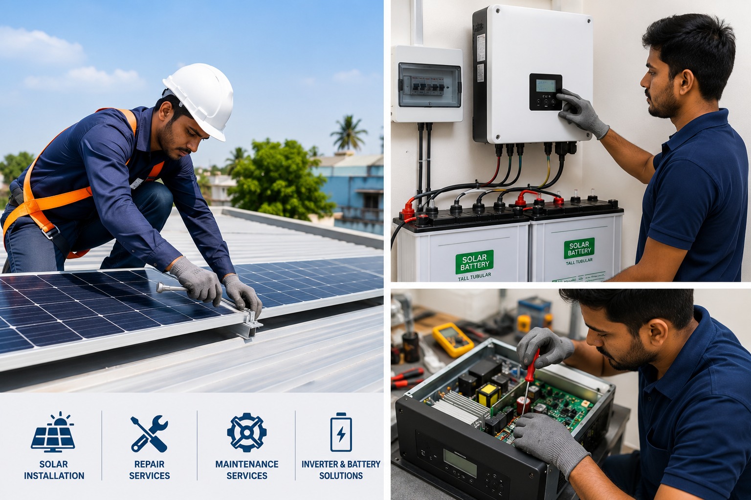inverter & solar installation, repair & maintenance